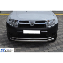 Купити Передній захист ST017 (нерж.) для Renault Duster 2008-2017 рр