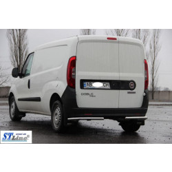 Купити Задні куточки AK003 (нерж.) для Fiat Doblo II 2010-2022 рр