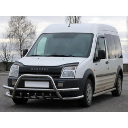 Купити Кенгурятник з подвійними вусами WT003-Plus-2 (нерж.) для Ford Connect 2010-2013 рр