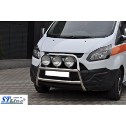 Купити Кенгурятник WT022 (нерж.) для Ford Custom 2013-2022 рр