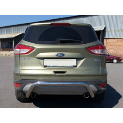 Купити Задня дуга AK007 (нерж) для Ford Kuga/Escape 2013-2019 рр