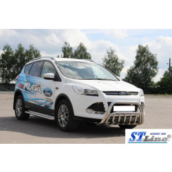 Купити Кенгурятник WT002 (нерж.) для Ford Kuga/Escape 2013-2019 рр