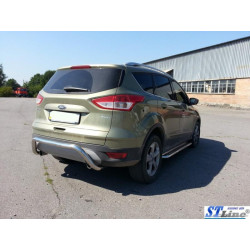 Купити Задня дуга AK007 (нерж) для Ford Kuga 2008-2013 рр