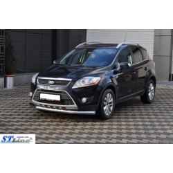 Купити Передній захист ST008 (нерж.) для Ford Kuga 2008-2013 рр