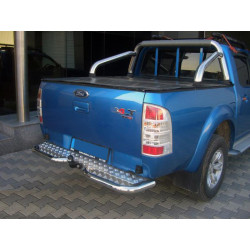Купити Задні кути AK003 (2 шт., нерж.) для Ford Ranger 2007-2011 рр