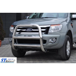 Купити Передній захист WT018 (нерж.) для Ford Ranger 2011-2022 рр