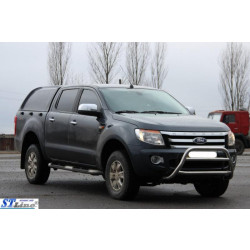 Купити Передній захист WT022 (нерж.) для Ford Ranger 2011-2022 рр