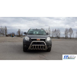 Купити Кенгурятник WT002 (нерж.) для Geely Emgrand X7