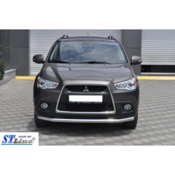 Купити Передній захист ST008 (нерж.) для Mitsubishi ASX 2010-2023 рр