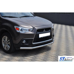 Купити Передній захист ST008 (нерж.) для Mitsubishi ASX 2010-2023 рр