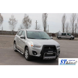 Купити Бічні труби BB002 (2 шт., нерж.) для Mitsubishi ASX 2010-2023 рр