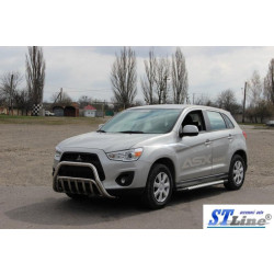 Купити Кенгурятник WT002 (нерж.) для Mitsubishi ASX 2010-2023 рр