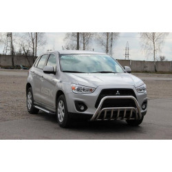 Купити Кенгурятник WT002 (нерж.) для Mitsubishi ASX 2010-2023 рр