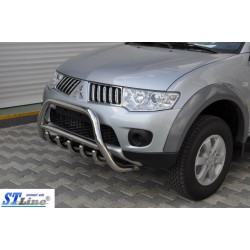 Купити Кенгурятник WT003 (нерж.) для Mitsubishi L200 2006-2015 рр
