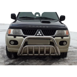 Купити Кенгурятник WT002 (нерж) для Mitsubishi Pajero Sport 1996-2007 рр