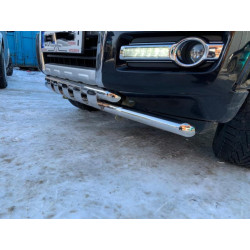 Купити Передній захист ST015 (нерж.) для Mitsubishi Pajero Wagon IV
