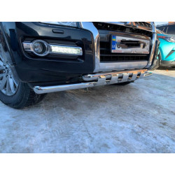 Купити Передній захист ST015 (нерж.) для Mitsubishi Pajero Wagon IV