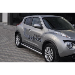 Купити Бічні труби Ø60 (2 шт., нерж.) для Nissan Juke 2010-2019 рр