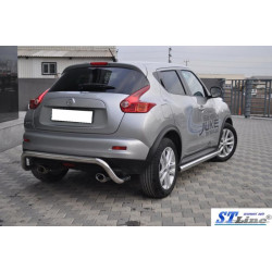 Купити Бічні труби Ø60 (2 шт., нерж.) для Nissan Juke 2010-2019 рр