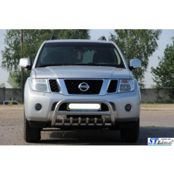 Купити Кенгурятник WT008 (нерж) для Nissan Navara 2006-2015 рр