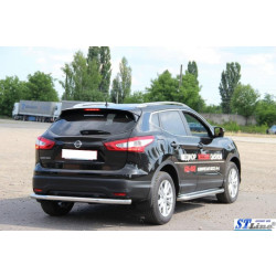 Купити Задня дуга AK002 (нерж) для Nissan Qashqai/Rogue Sport 2014-2021 рр