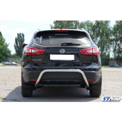 Купити Задня дуга AK007-1 (нерж) для Nissan Qashqai/Rogue Sport 2014-2021 рр