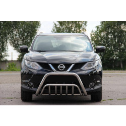 Купити Кенгурятник WT002 (нерж) для Nissan Qashqai/Rogue Sport 2014-2021 рр