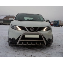 Купити Кенгурятник WT003 (нерж) для Nissan Qashqai/Rogue Sport 2014-2021 рр