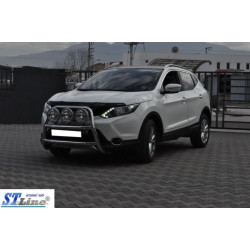 Купити Кенгурятник WT018 (нерж) для Nissan Qashqai/Rogue Sport 2014-2021 рр