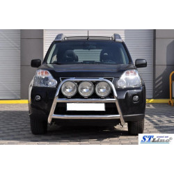 Купити Передній захист WT018 (нерж) для Nissan X-trail T31 2007-2014рр