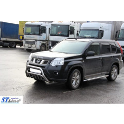 Купити Передній захист WT002 (нерж) для Nissan X-trail T31 2007-2014рр