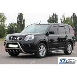 Купити Передній захист WT003 (нерж) для Nissan X-trail T31 2007-2014рр