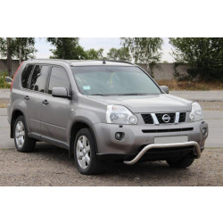 Купити Передній захист WT007 (нерж) для Nissan X-trail T31 2007-2014рр