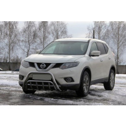 Купити Кенгурятник WT002 (нерж) для Nissan X-trail T32 / Rogue 2014-2021 рр