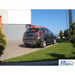 Купити Задня дуга AK007-1 (нерж.) для Opel Antara 2006-2017 рр