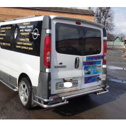 Купити Задній захист AK-Special (нерж) для Renault Trafic 2001-2015 рр