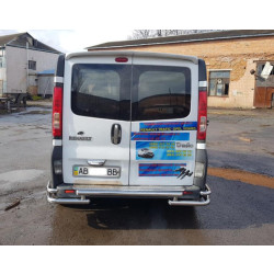 Купити Задній захист AK-Special (нерж) для Renault Trafic 2001-2015 рр