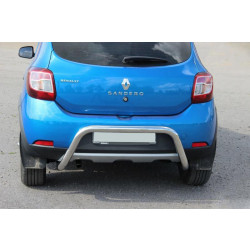 Купити Задня дуга AK007 (нерж) для Renault Sandero 2013-2022 рр