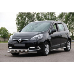 Купити Передня дуга ST015 (нерж.) для Renault Scenic/Grand 2009-2016 рр