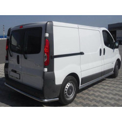 Купити Задній захист з кутами (нерж) для Renault Trafic 2001-2015 рр