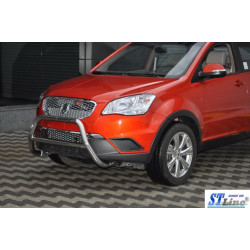 Купити Кенгурятник WT005 (нерж.) для SsangYong Korando 2010-2019 рр