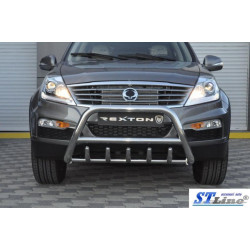 Купити Кенгурятник WT003 (нерж) для SsangYong Rexton I 2001-2017 рр