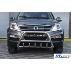 Купити Кенгурятник WT003 (нерж) для SsangYong Rexton I 2001-2017 рр