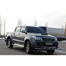 Купити Передній захист ST014 (нерж.) для Toyota Hilux 2006-2015 рр