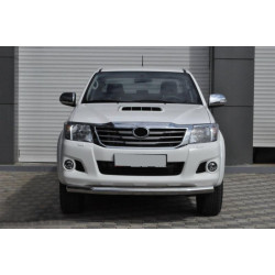 Купити Передній захист ST008 (нерж.) для Toyota Hilux 2006-2015 рр