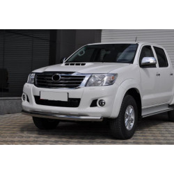 Купити Передній захист ST008 (нерж.) для Toyota Hilux 2006-2015 рр
