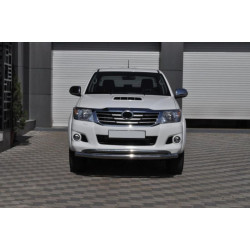 Купити Передній захист ST017 (нерж.) для Toyota Hilux 2006-2015 рр