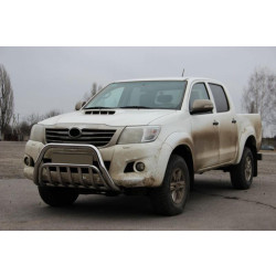 Купити Кенгурятник WT002 (нерж.) для Toyota Hilux 2006-2015 рр