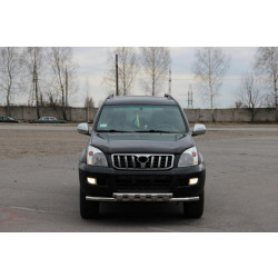Купити Передня дуга ST015 (нерж.) для Toyota Land Cruiser Prado 120