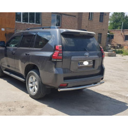 Купити Задня дуга AK002 (нерж) для Toyota Land Cruiser Prado 150